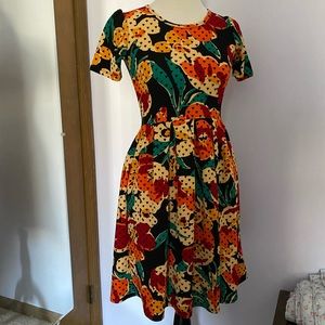 Floral a-line dress